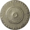 Ekena Millwork Lyon Ceiling Medallion (Fits Canopies up to 3 5/8"), 23 1/2"OD x 3 1/4"P, Castle Stone Crackle CM23LYCSC - alternate 1